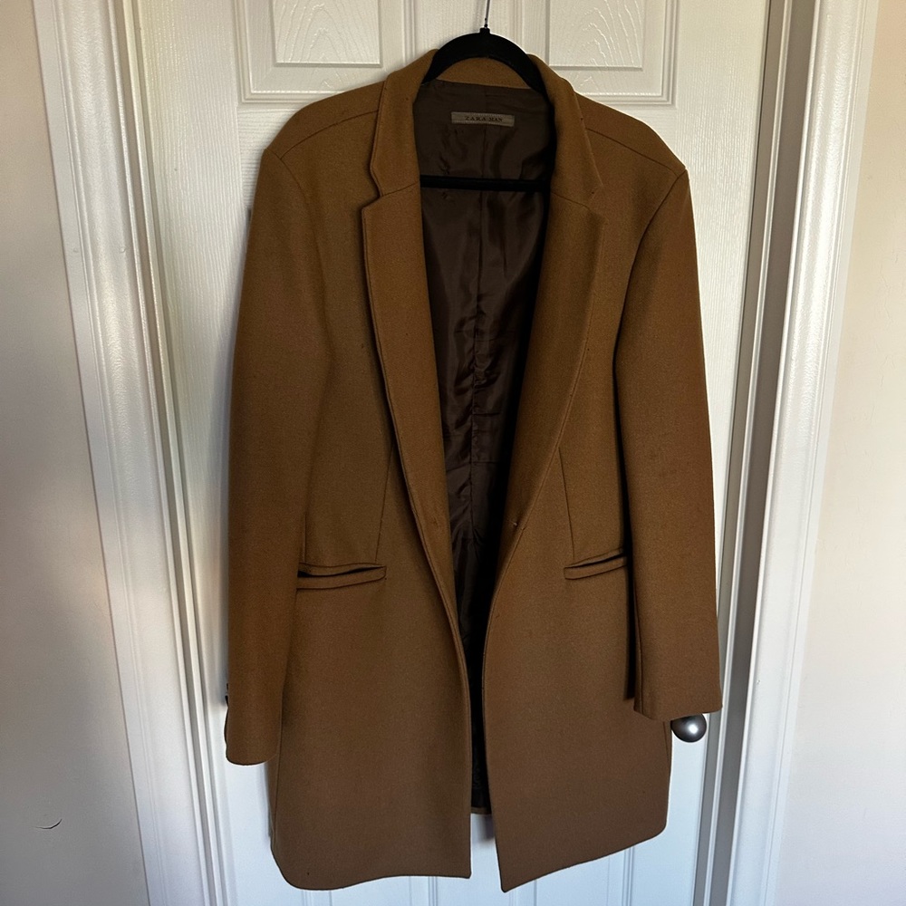 Zara tan trenchcoat